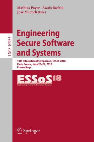 Cover of the book Engineering Secure Software and Systems by Patricia Taft, Nate Haken