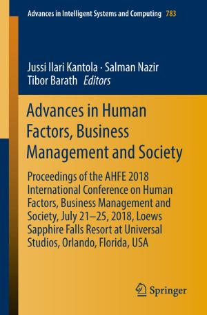 Cover of the book Advances in Human Factors, Business Management and Society by Esmée Hanna