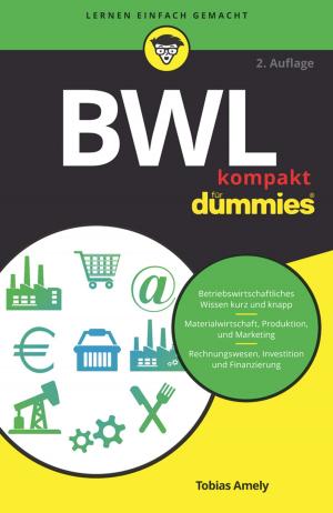 Cover of the book BWL kompakt für Dummies by Christophe Saudemont, Bruno François, Benoît Robyns, Gauthier Delille