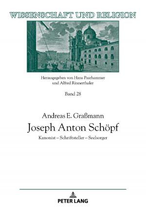 Cover of the book Joseph Anton Schoepf by Jakob Ordner