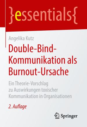 Book cover of Double-Bind-Kommunikation als Burnout-Ursache