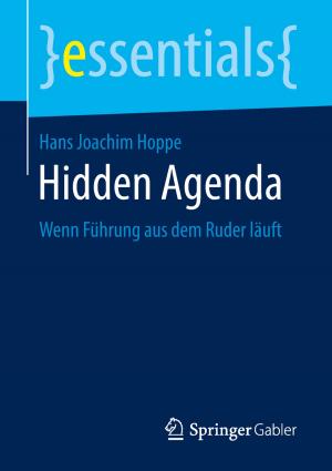 Cover of the book Hidden Agenda by Dirk Lohre, Roland Pfennig, Viktoria Poerschke, Ruben Gotthardt
