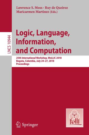 Cover of Logic, Language, Information, and Computation
