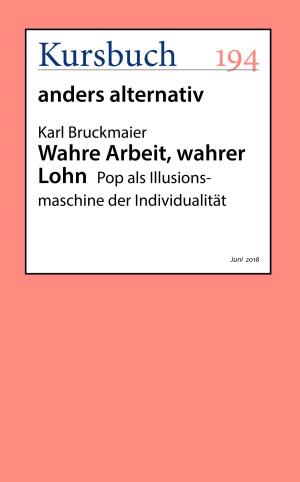 Cover of Wahre Arbeit, wahrer Lohn