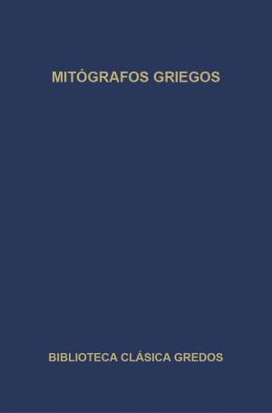 Cover of the book Mitógrafos griegos by Cicerón