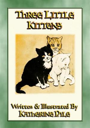 Book cover of THREE LITTLE KITTENS - The illustrated adventures of three fluffy kittens
