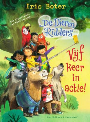 Cover of the book Vijf keer in actie! by Monica Bouman, Ana Esquiroz, Jeannette Wessels