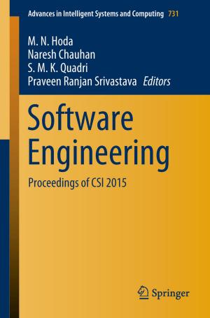 Cover of the book Software Engineering by Yanliang Du, Baochen Sun, Jianzhi Li, Wentao Zhang