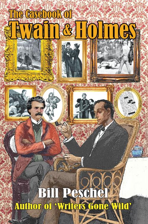 Cover of the book The Casebook of Twain and Holmes by Bill Peschel, Peschel Press