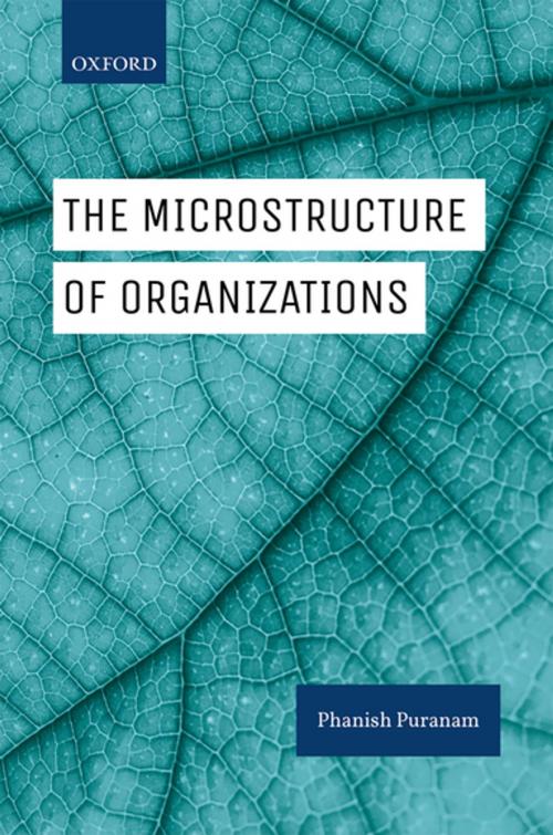 Cover of the book The Microstructure of Organizations by Phanish Puranam, OUP Oxford