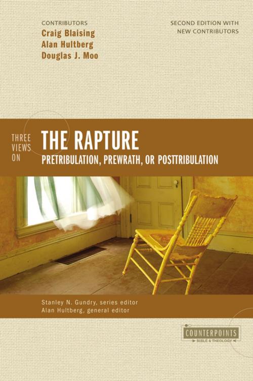 Cover of the book Three Views on the Rapture by Craig A. Blaising, Douglas  J. Moo, Alan Hultberg, Stanley N. Gundry, Zondervan Academic