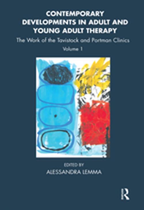 Cover of the book Contemporary Developments in Adult and Young Adult Therapy by Alessandra Lemma, Taylor and Francis
