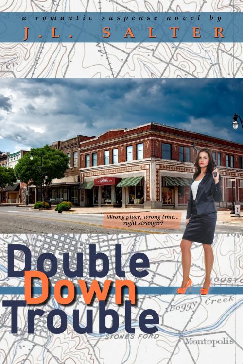 Cover of the book Double Down Trouble by J.L. Salter, Dingbat Publishing