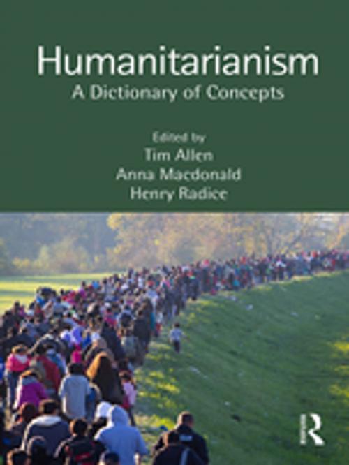 Cover of the book Humanitarianism by , Taylor and Francis