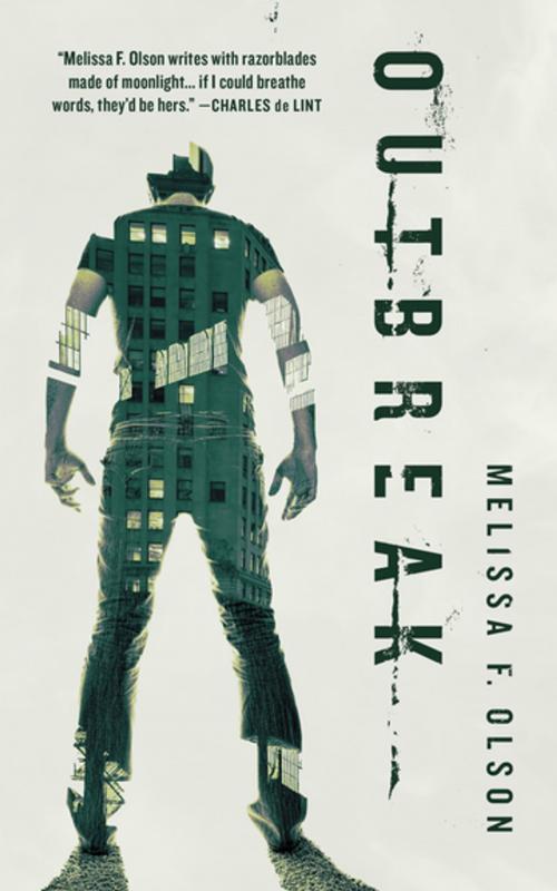 Cover of the book Outbreak by Melissa F. Olson, Tom Doherty Associates