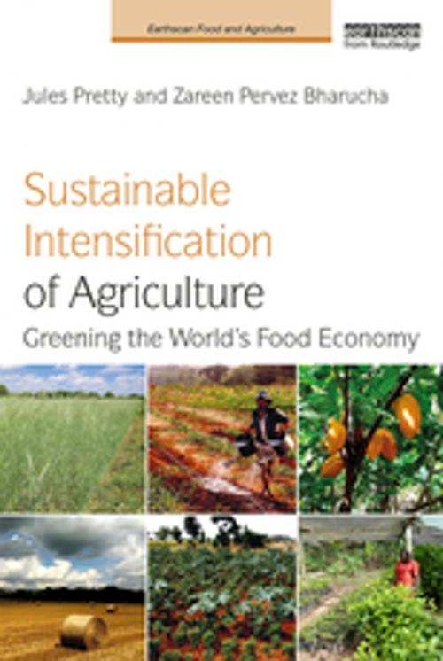 Cover of the book Sustainable Intensification of Agriculture by Jules Pretty, Zareen Pervez Bharucha, Taylor and Francis