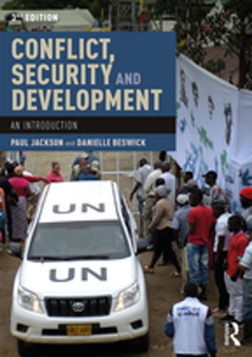 Cover of the book Conflict, Security and Development by Paul Jackson, Danielle Beswick, Taylor and Francis