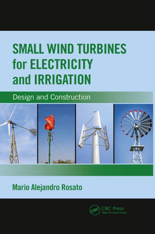 Cover of the book Small Wind Turbines for Electricity and Irrigation by Mario Alejandro Rosato, CRC Press