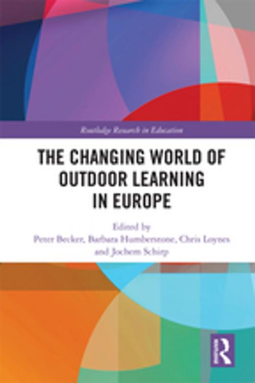 Cover of the book The Changing World of Outdoor Learning in Europe by , Taylor and Francis