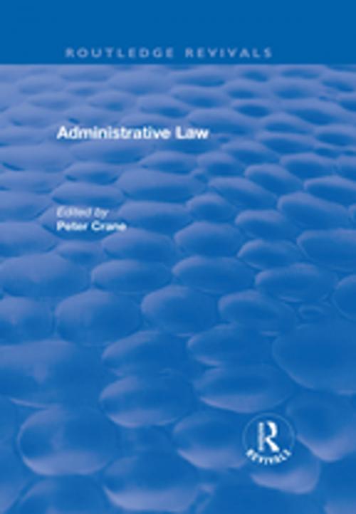 Cover of the book Administrative Law by , Taylor and Francis