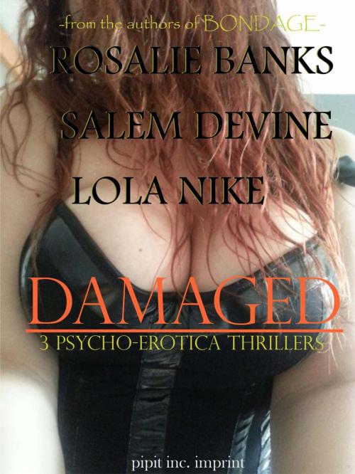 Cover of the book Damaged : 3 Psycho Erotica Thrillers by Rosalie Banks, Lola Nike, Salem Devine, Pipit Inc.