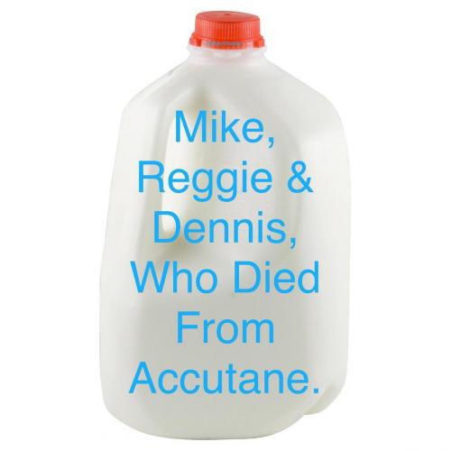 Cover of the book Mike, Reggie, & Dennis, Who Died From Accutane. by Ashley Bradley, Ashley Bradley