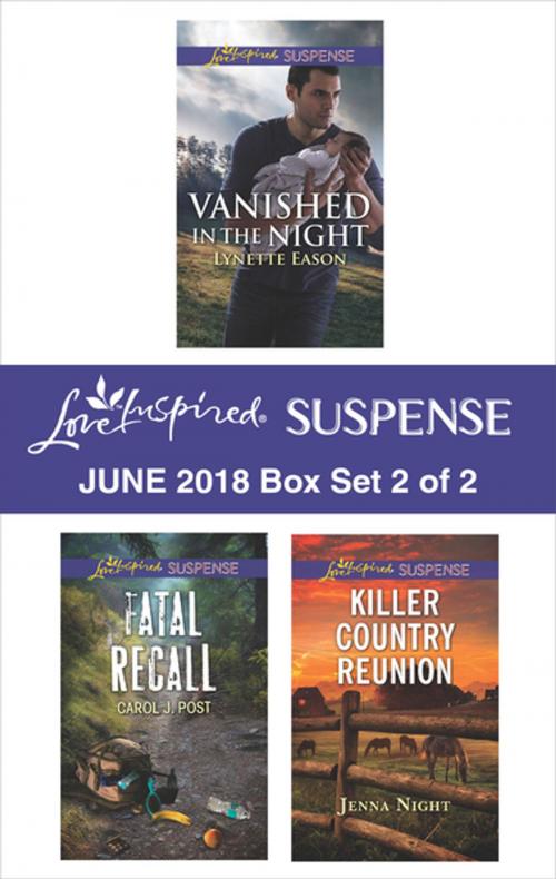 Cover of the book Harlequin Love Inspired Suspense June 2018 - Box Set 2 of 2 by Lynette Eason, Jenna Night, Carol J. Post, Harlequin