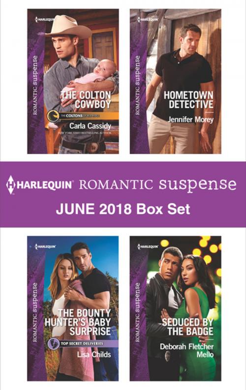 Cover of the book Harlequin Romantic Suspense June 2018 Box Set by Carla Cassidy, Lisa Childs, Jennifer Morey, Deborah Fletcher Mello, Harlequin