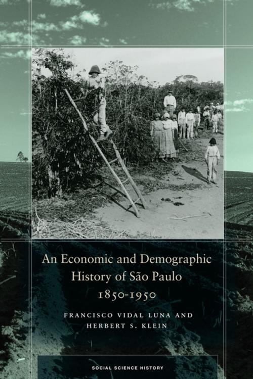 Cover of the book An Economic and Demographic History of São Paulo, 1850-1950 by Francisco Vidal Luna, Herbert S. Klein, Stanford University Press