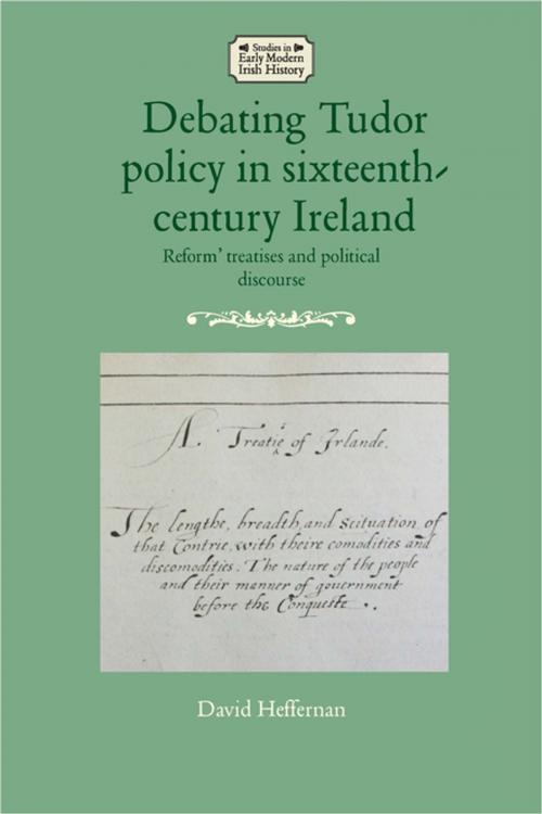 Cover of the book Debating Tudor policy in sixteenth-century Ireland by David Heffernan, Manchester University Press