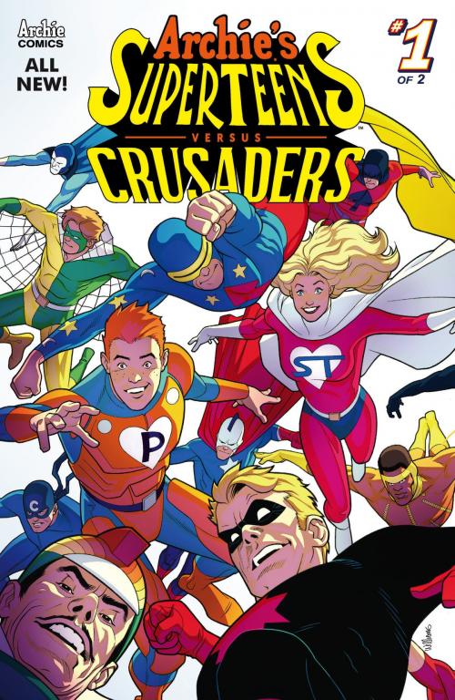 Cover of the book Archie's Superteens Versus Crusaders #1 by Ian Flynn, Kelsey Shannon, David Williams, Archie Comic Publications, Inc.