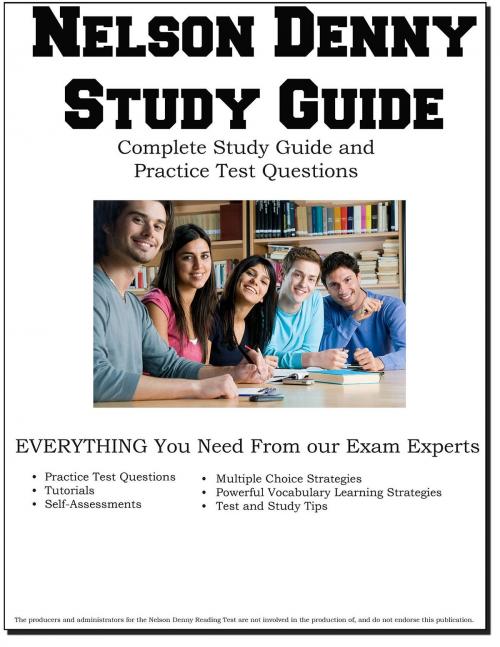 Cover of the book Nelson Denny Study Guide - Complete Study Guide and Practice Test Questions by Complete Test Preparation Inc., Complete Test Preparation Inc.