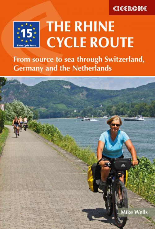 Cover of the book The Rhine Cycle Route by Mike Wells, Cicerone Press