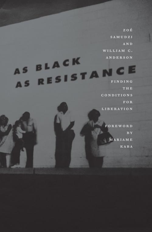 Cover of the book As Black as Resistance by William C. Anderson, Zoé Samudzi, AK Press