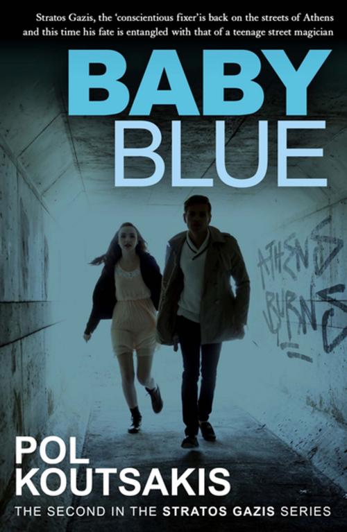 Cover of the book Baby Blue by Pol Koutsakis, Bitter Lemon Press