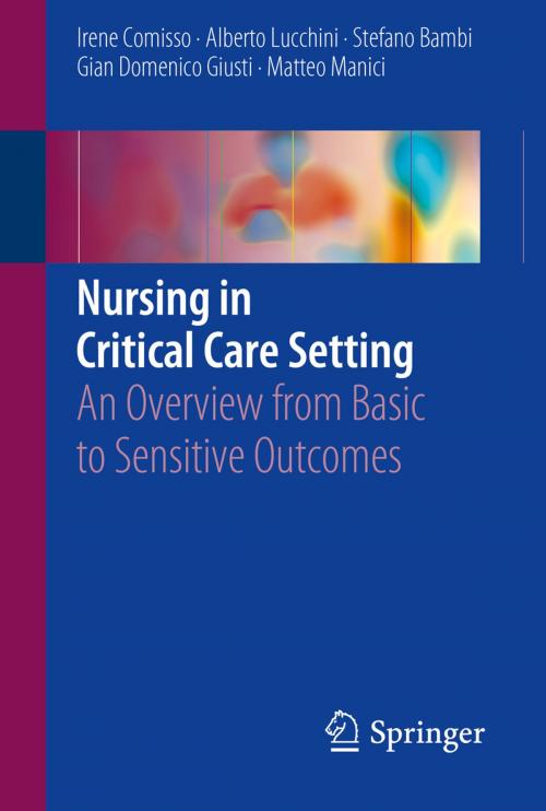 Cover of the book Nursing in Critical Care Setting by Irene Comisso, Alberto Lucchini, Stefano Bambi, Gian Domenico Giusti, Matteo Manici, Springer International Publishing
