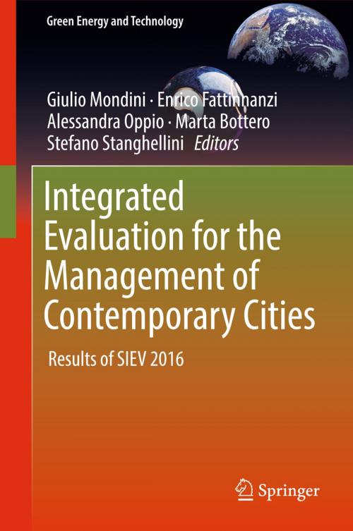 Cover of the book Integrated Evaluation for the Management of Contemporary Cities by , Springer International Publishing