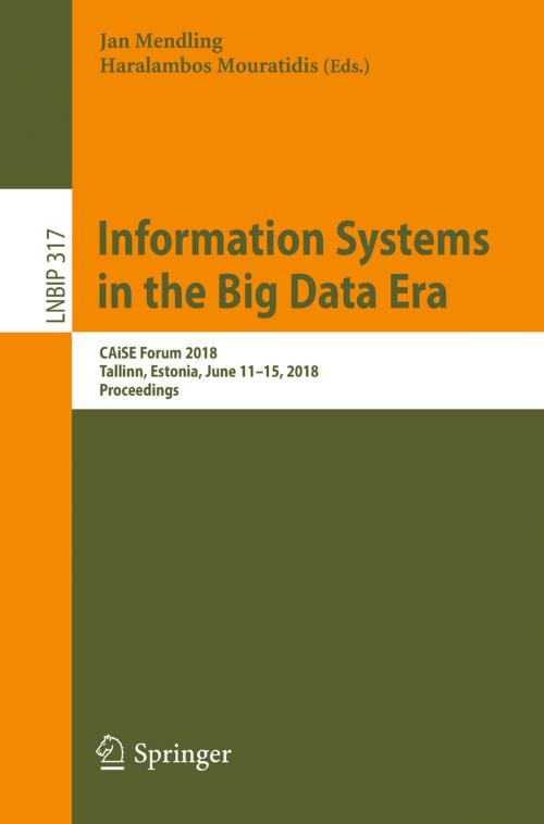 Cover of the book Information Systems in the Big Data Era by , Springer International Publishing