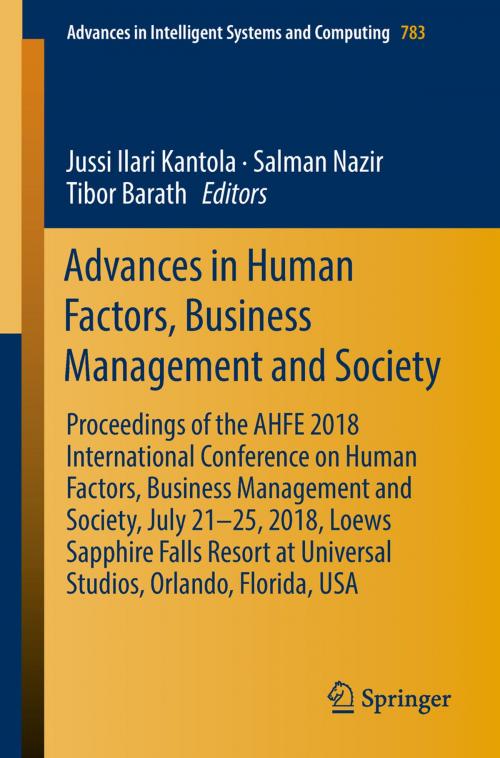 Cover of the book Advances in Human Factors, Business Management and Society by , Springer International Publishing