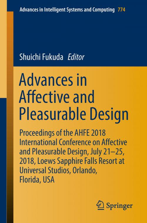 Cover of the book Advances in Affective and Pleasurable Design by , Springer International Publishing