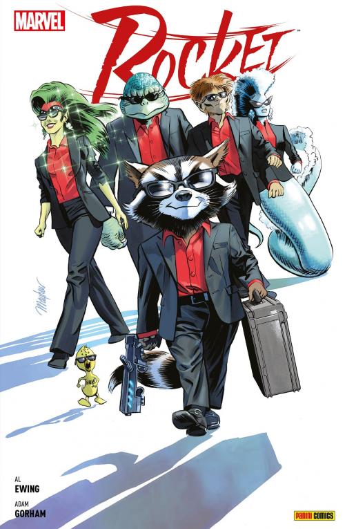 Cover of the book Rocket - Der Coup by Al Ewing, Marvel bei Panini Comics