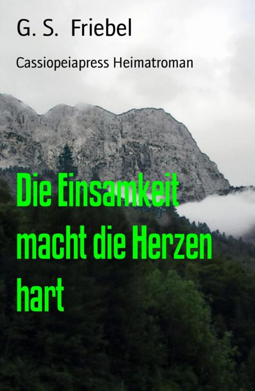 Cover of the book Die Einsamkeit macht die Herzen hart by G. S. Friebel, BookRix