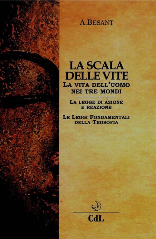 Cover of the book La Scala delle Vite by A. Besant, Edizioni Cerchio della Luna