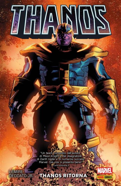Cover of the book Thanos (2016) 1 by Jeff Lemire, Mike Deodato Jr., Panini Marvel Italia