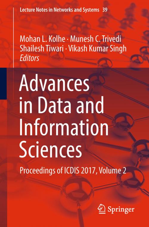 Cover of the book Advances in Data and Information Sciences by , Springer Singapore