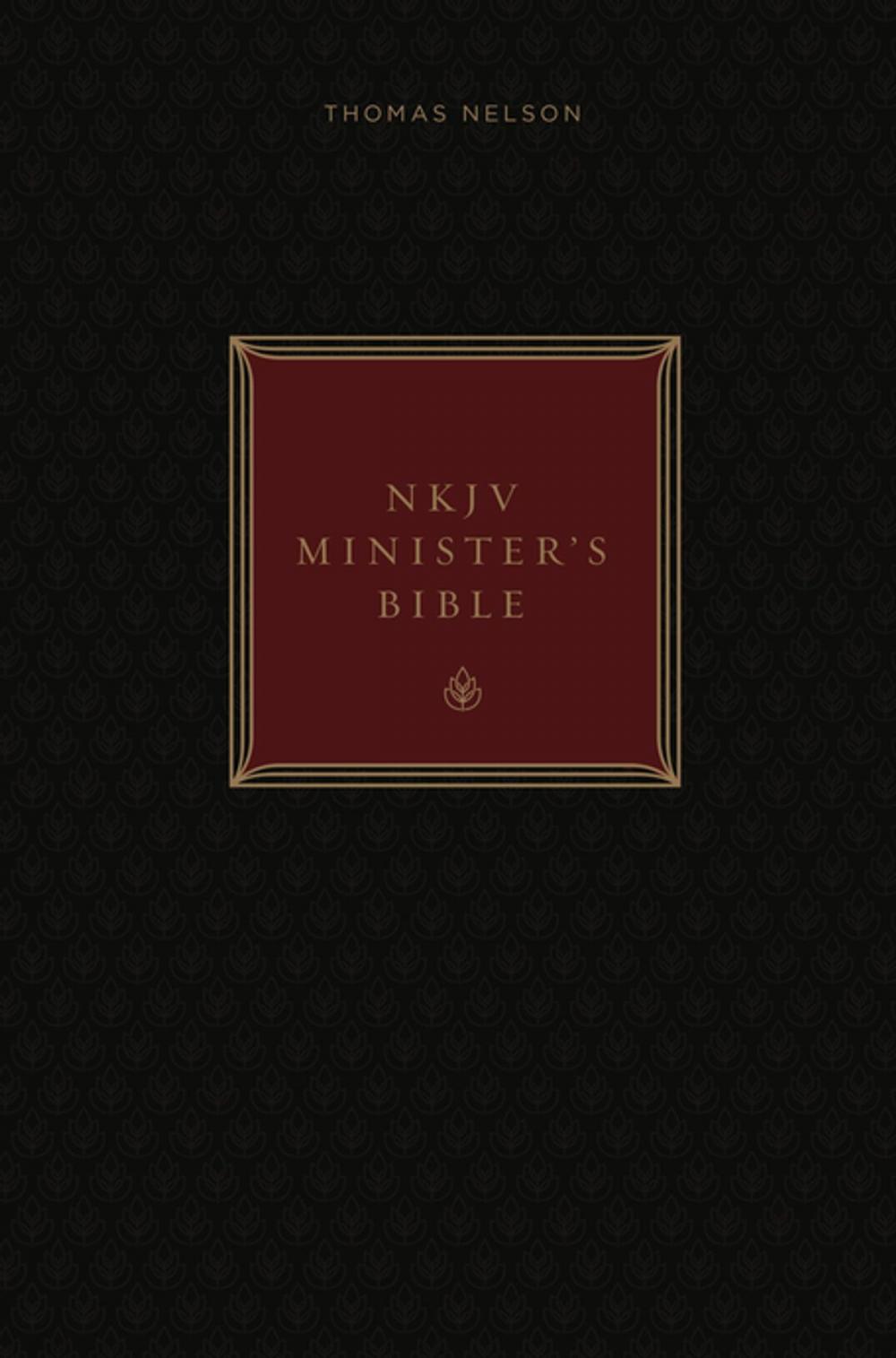 Big bigCover of NKJV, Minister's Bible, Ebook, Red Letter Edition