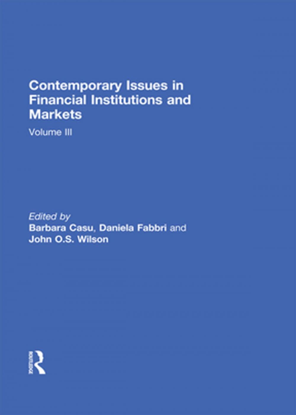 Big bigCover of Contemporary Issues in Financial Institutions and Markets