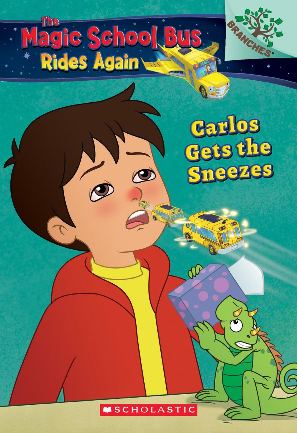 Big bigCover of Carlos Gets the Sneezes: Exploring Allergies (The Magic School Bus Rides Again)