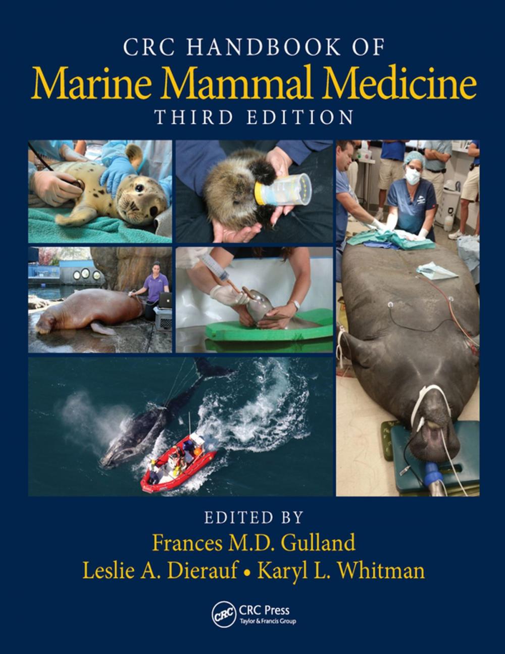Big bigCover of CRC Handbook of Marine Mammal Medicine