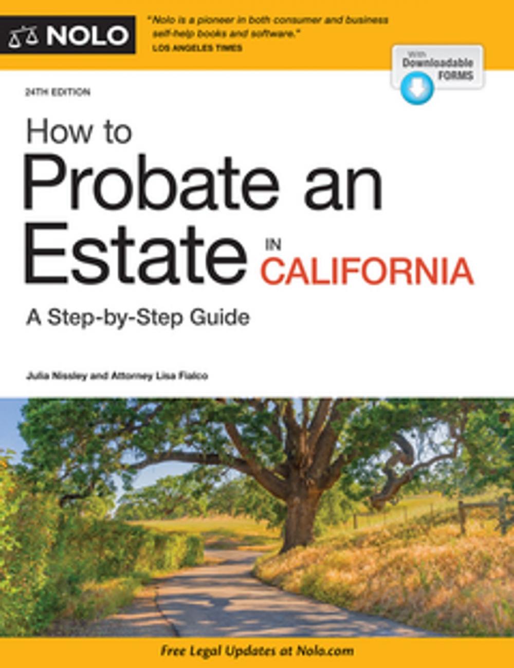 Big bigCover of How to Probate an Estate in California